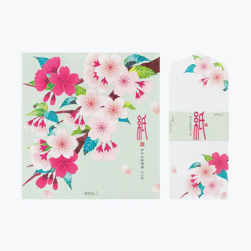 Midori - Letter Set - Kami - Cherry Blossom 1