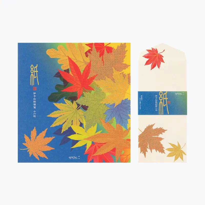 Midori - Letter Set - Kami - Fallen Leaves 1