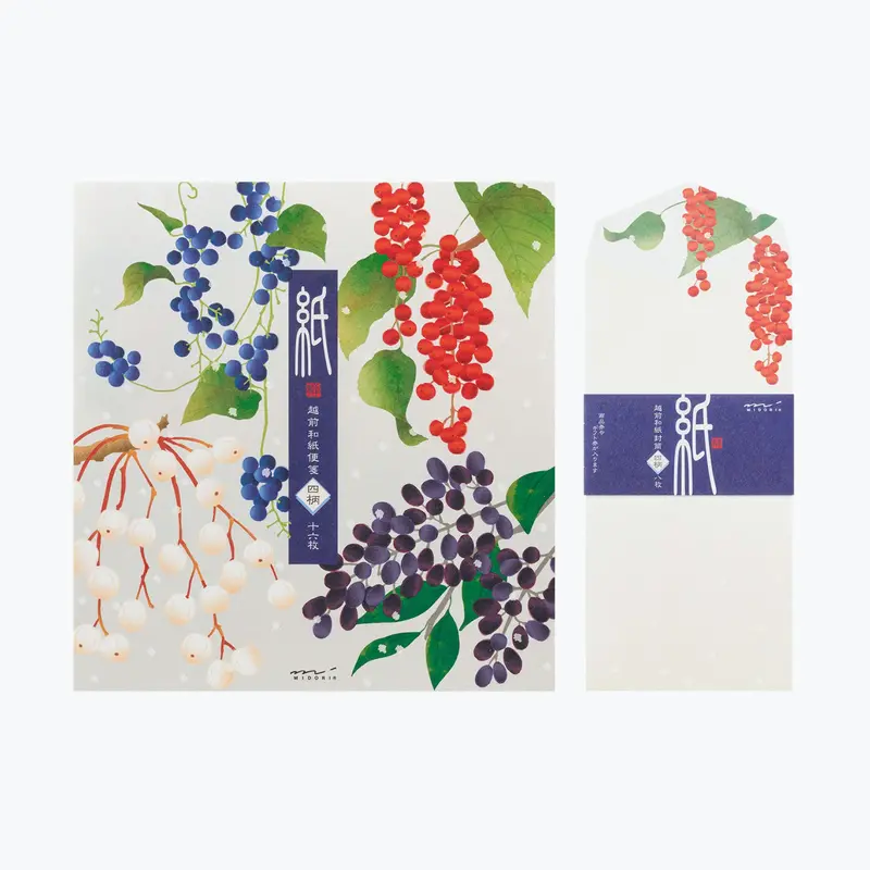 Midori - Letter Set - Kami - Winter Fruit 1