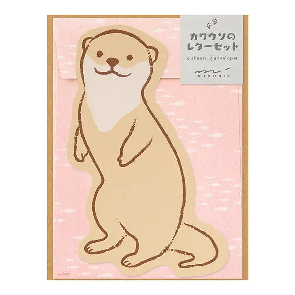 Midori - Letter Set - Otter 1