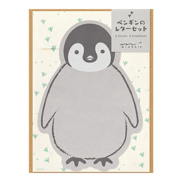 Midori - Letter Set - Penguin 1