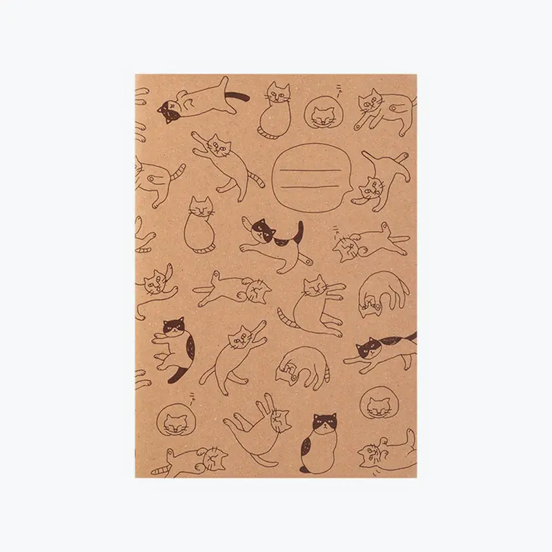 Midori - Notebook - Cat Pattern - A5 1