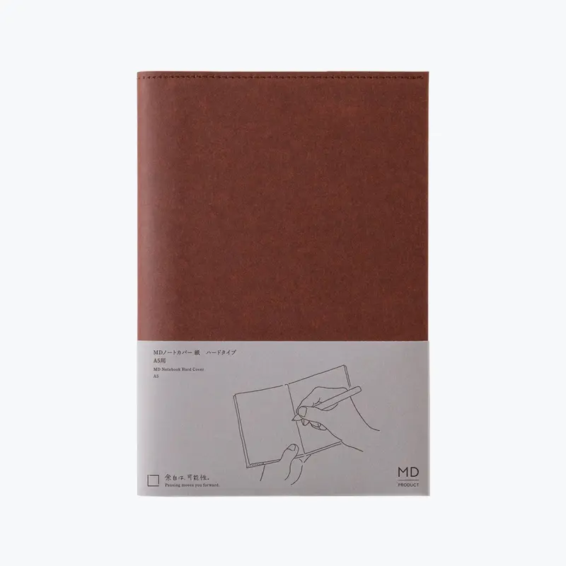 Midori - Notebook Cover - Hard - A5 - Brown 1