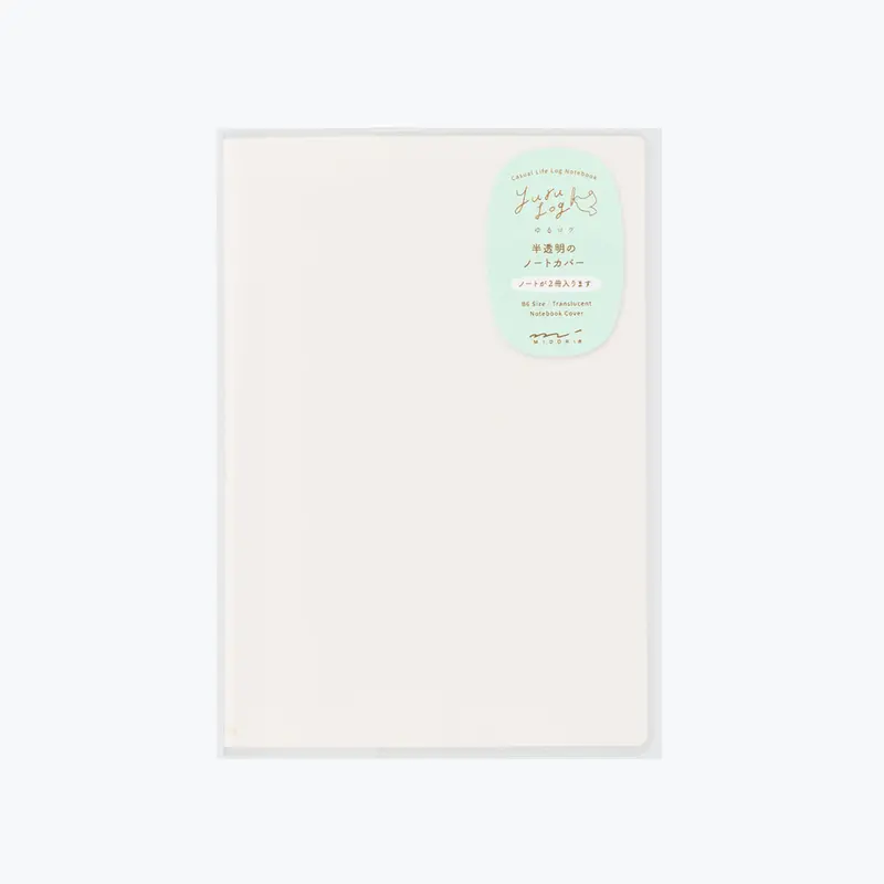 Midori - Notebook Cover - Yuru Log - B6 - Clear 1