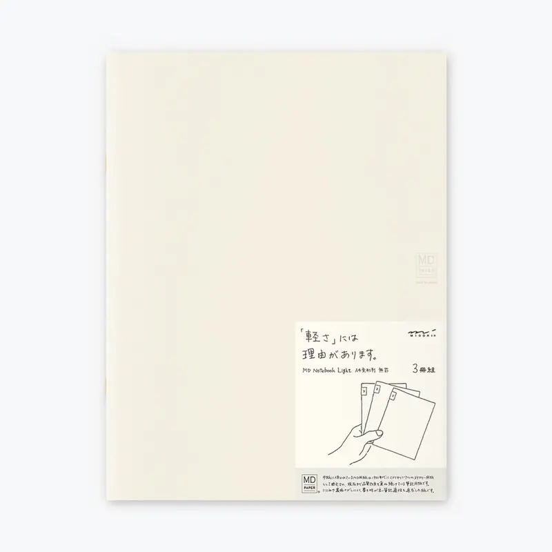 Midori - Notebook - Md Paper - Light - A4 - Blank 1