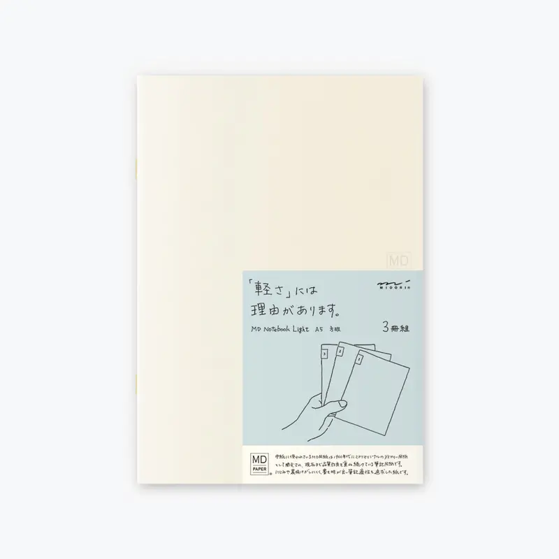 Midori - Notebook - Md Paper - Light - A5 - Grid 1