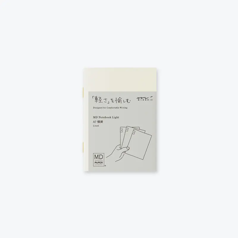 Midori - Notebook - Md Paper - Light - A7 - Lined 1