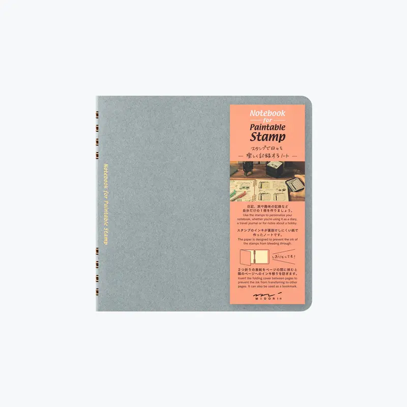 Midori - Notebook - Stamp Series - Blue 1