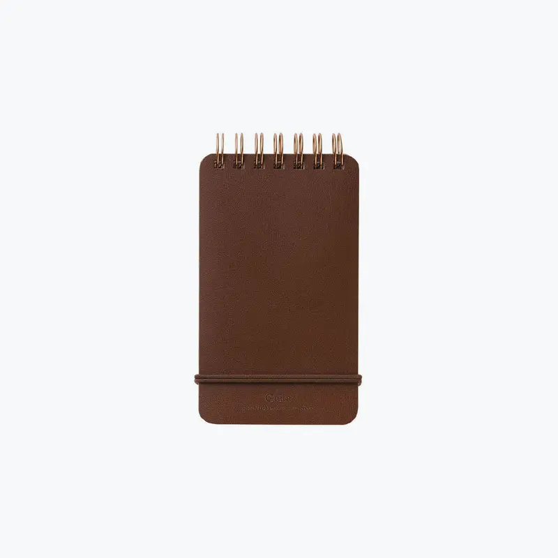 Midori - Notebook - Wire-O - A6 - Brown 1
