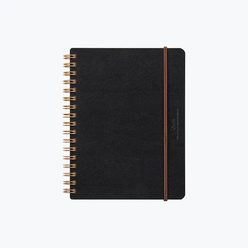 Midori - Notebook - Wire-O - B6 - Black 1