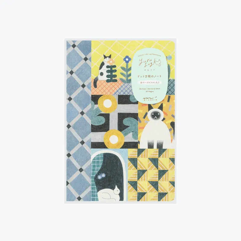 Midori - Notebook - Yuru Log - B6 - Cats 1