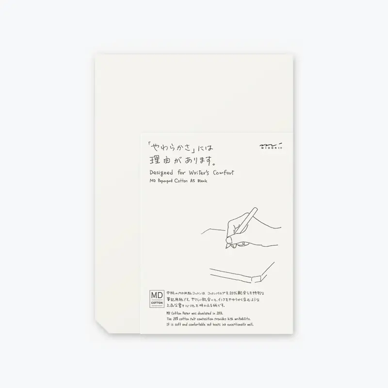 Midori - Notepad - Md Paper - A5 - Cotton 1