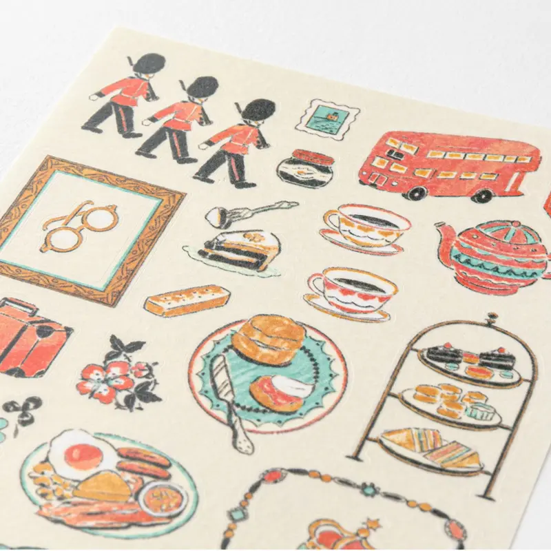 Midori - Planner Sticker - Sticker Collection - British Motifs 2