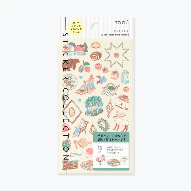 Midori - Planner Sticker - Sticker Collection - Finnish Motifs 1