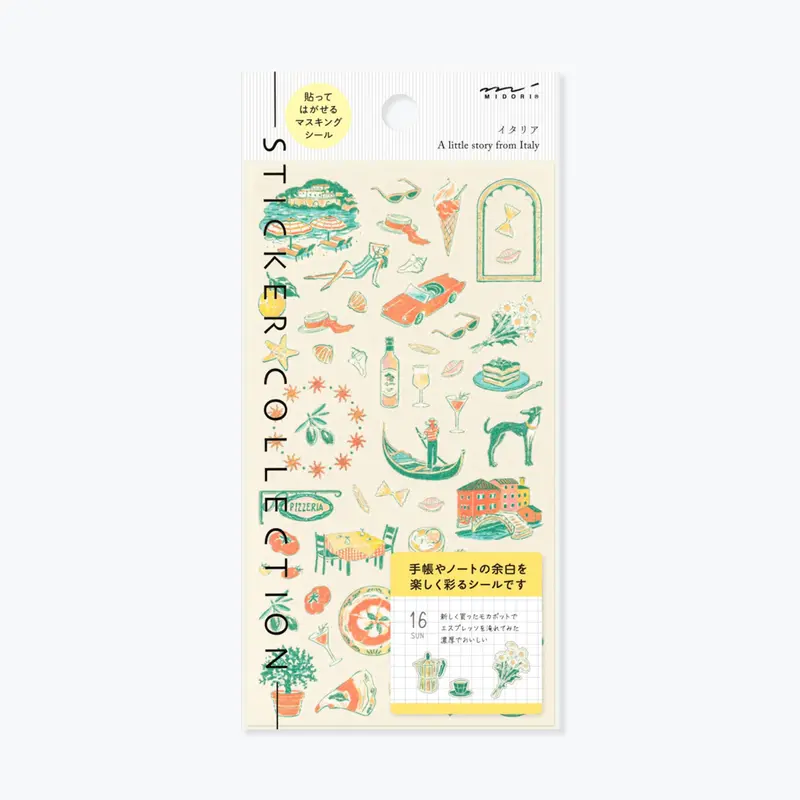 Midori - Planner Sticker - Sticker Collection - Italian Motifs 1