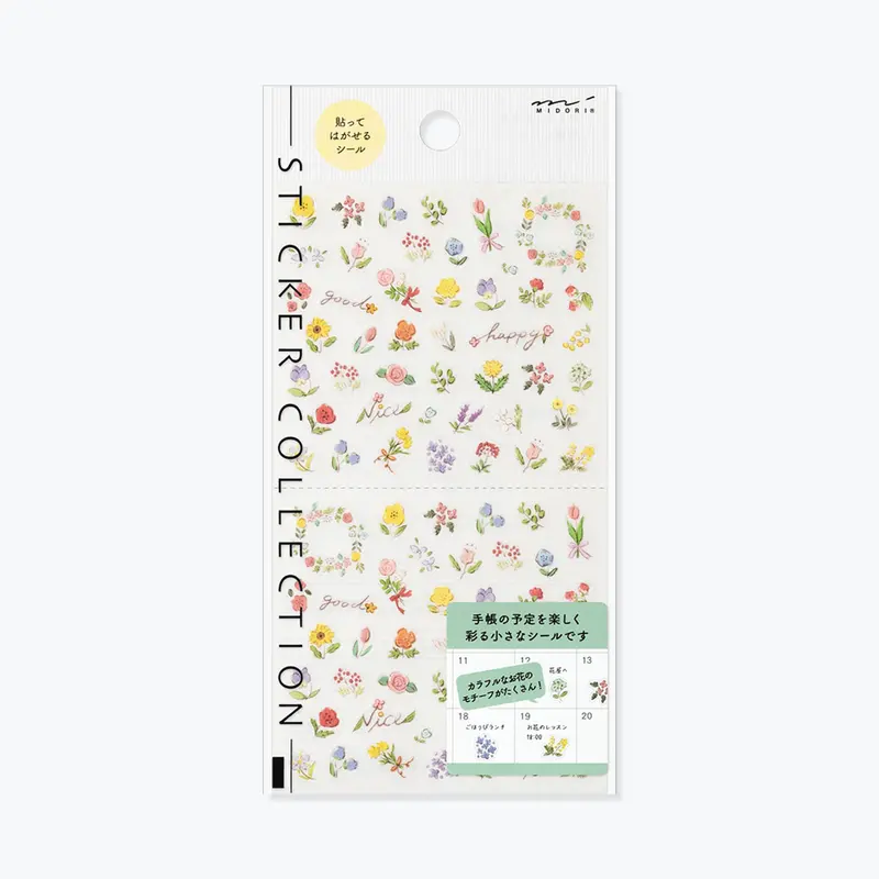 Midori - Planner Sticker - Sticker Collection - Wild Flowers 1