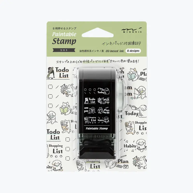Midori - Stamp - Rotating Dial - List 1