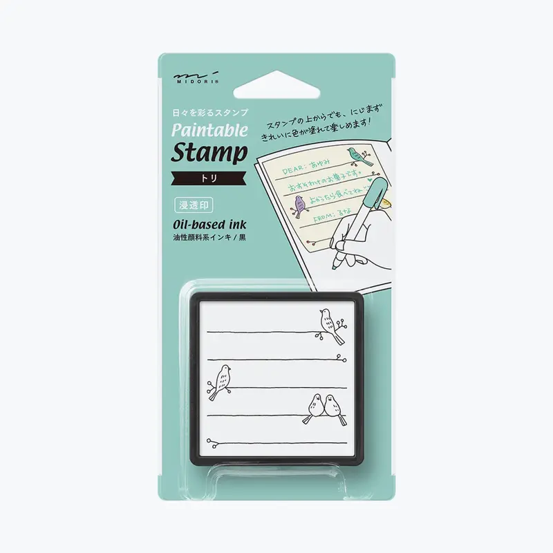 Midori - Stamp - Self-Inking - Birds 1