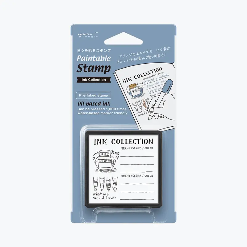 Midori - Stamp - Self-Inking - Ink Collection 1