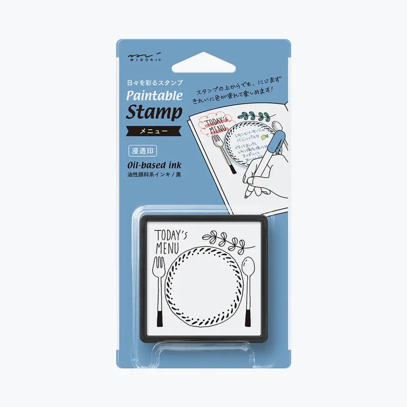 Midori - Stamp - Self-Inking - Menu <Outgoing> 1