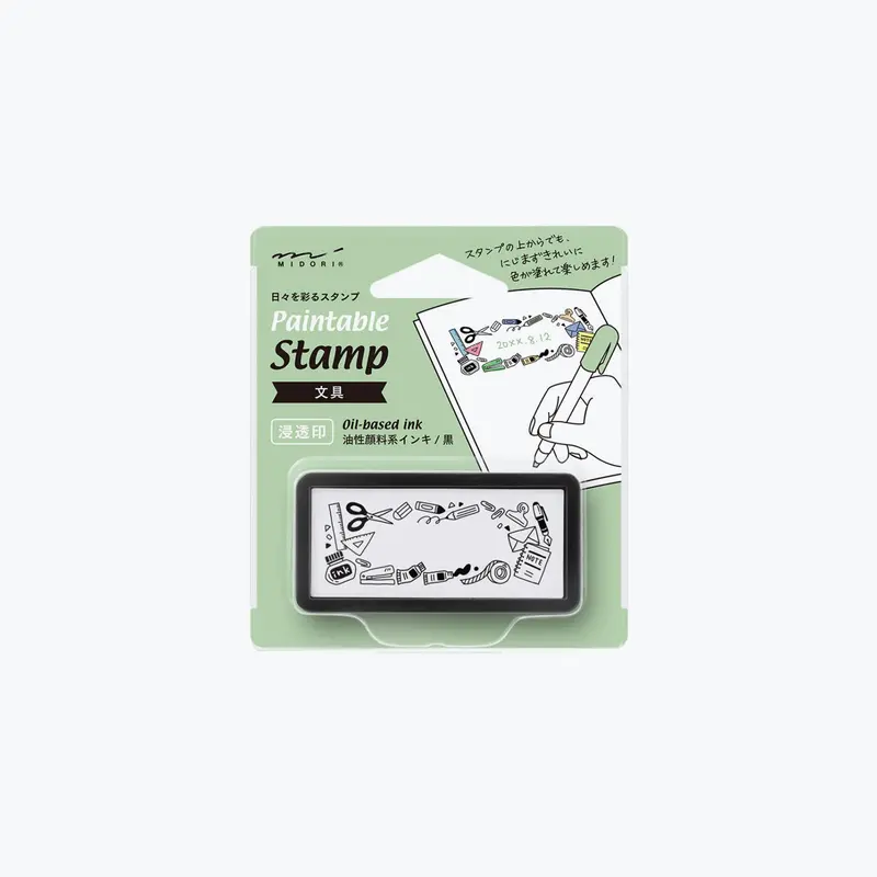 Midori - Stamp - Self-Inking Mini - Stationery 1
