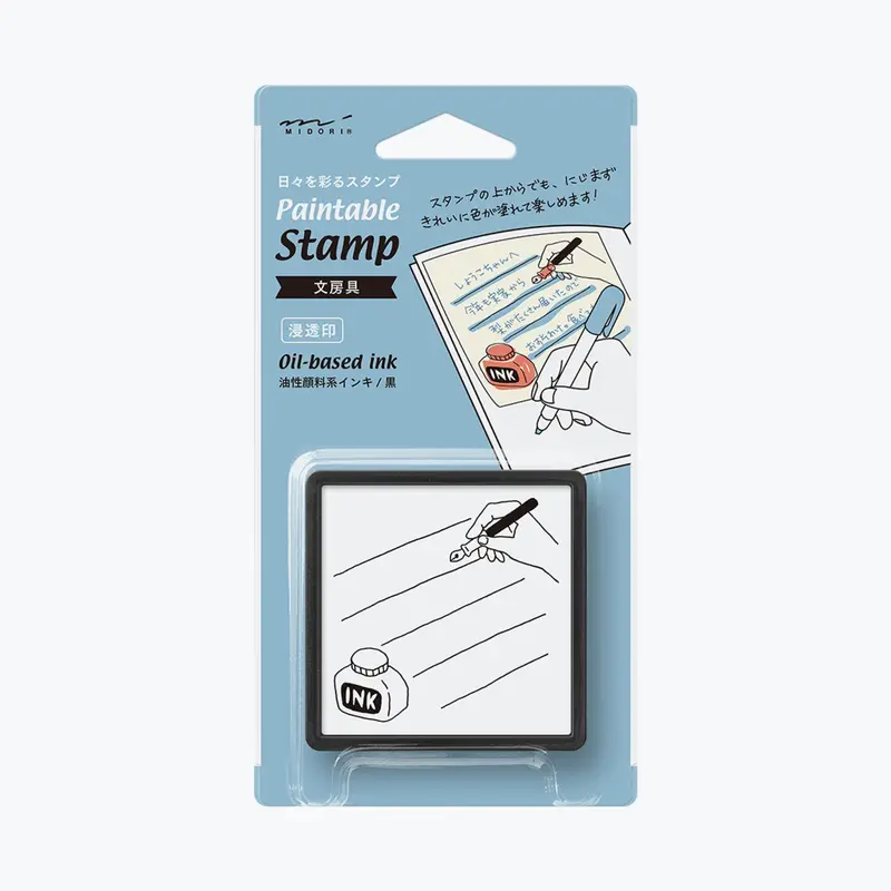 Midori - Stamp - Self-Inking - Writing <Outgoing> 1