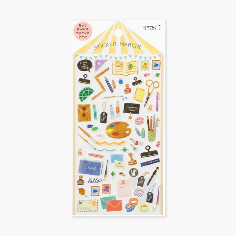 Midori - Sticker Seal - Sticker Marché - Stationery <Outgoing> 1