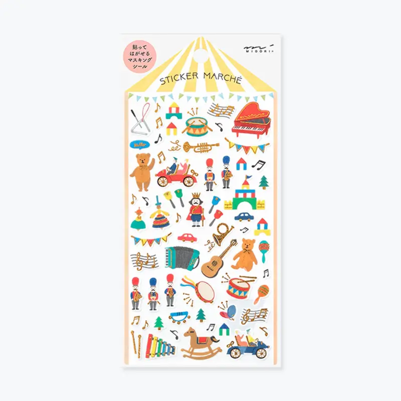 Midori - Sticker Seal - Sticker Marché - Toys <Outgoing> 1