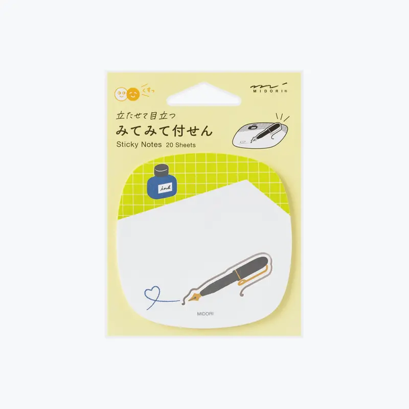 Midori - Sticky Notes - Pop-Up - Fountain Pen 1
