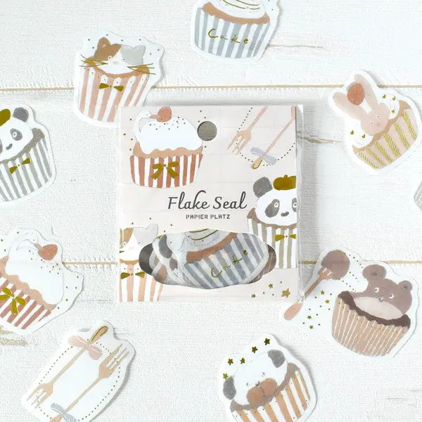 Mind Wave - Planner Sticker - Flake Seal - Cupcake 1