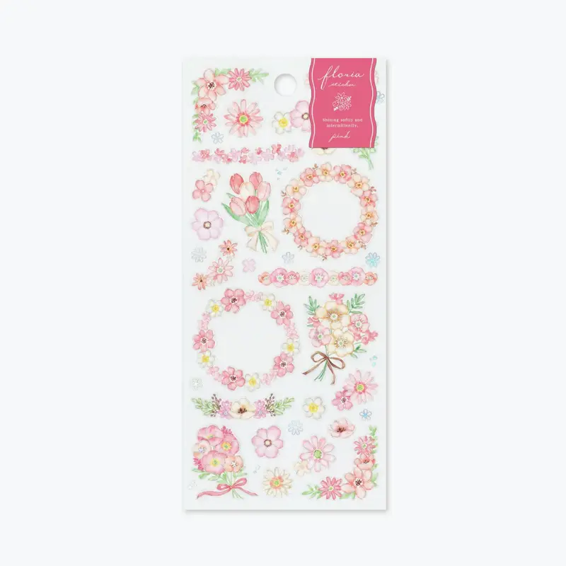 Mind Wave - Planner Sticker - Floria - Pink 1