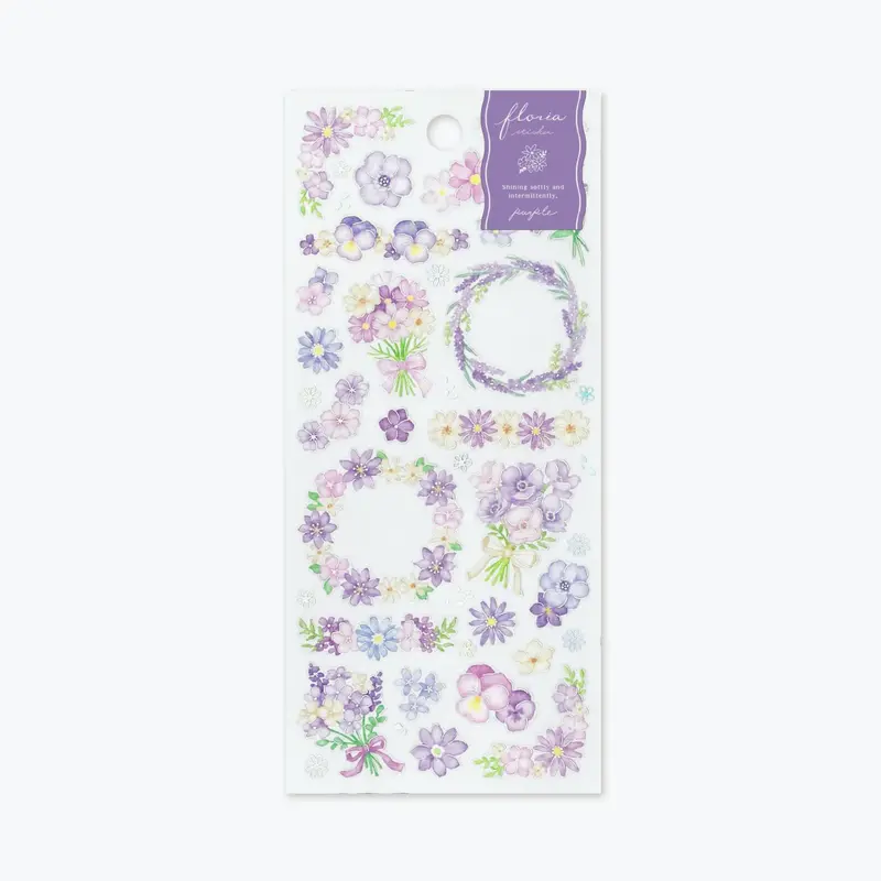 Mind Wave - Planner Sticker - Floria - Purple 1