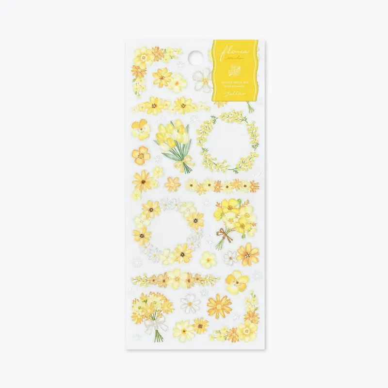 Mind Wave - Planner Sticker - Floria - Yellow 1