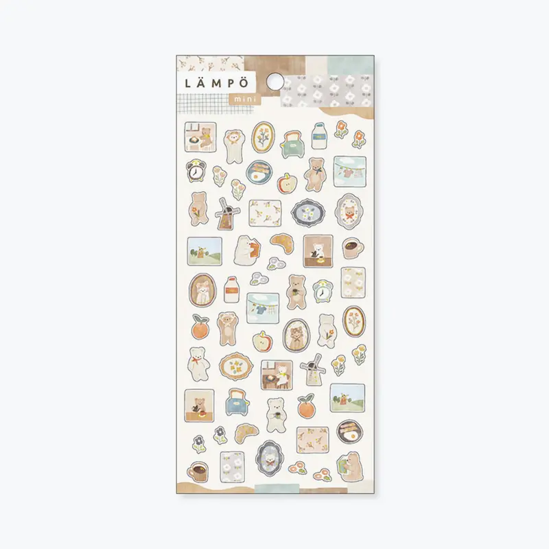 Mind Wave - Planner Sticker - Lämpö - Bear 1
