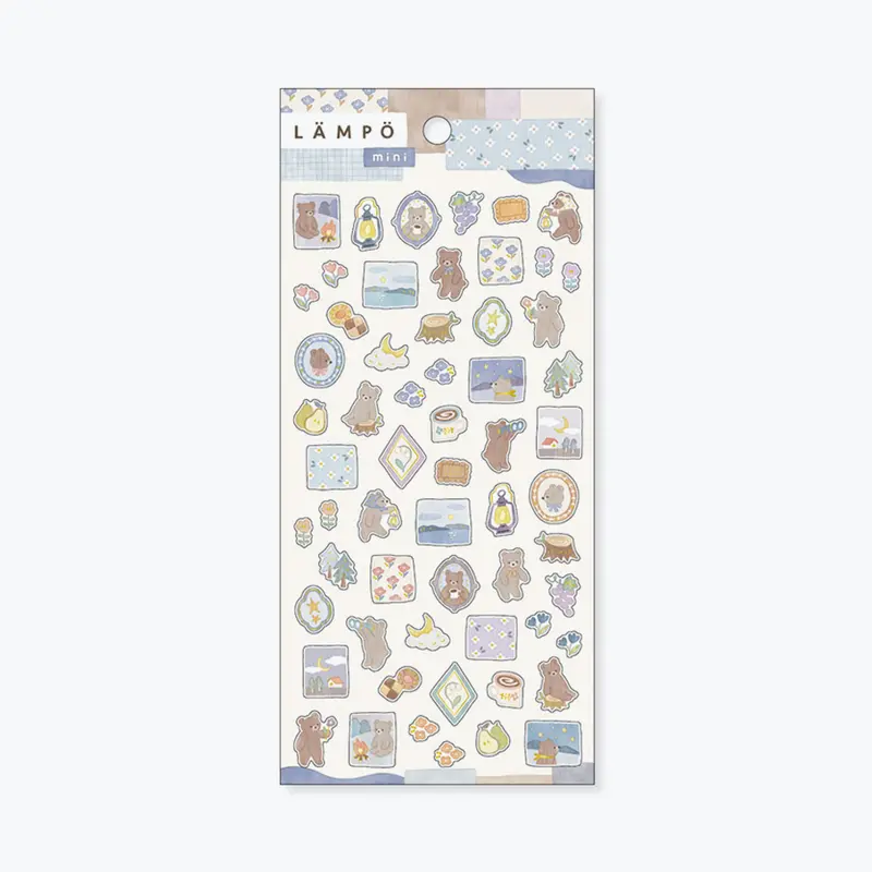 Mind Wave - Planner Sticker - Lämpö - Bear Sky 1