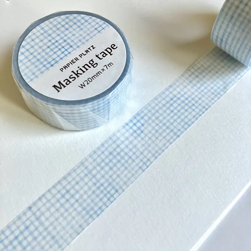 Mind Wave - Washi Tape - Celeste Check 1