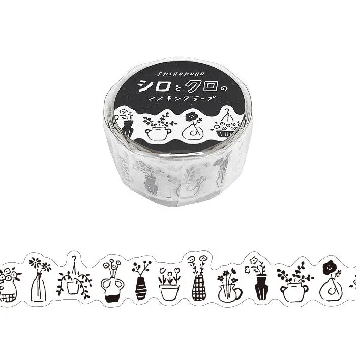 Mind Wave - Washi Tape - Flower Vases (Die-Cut) 1