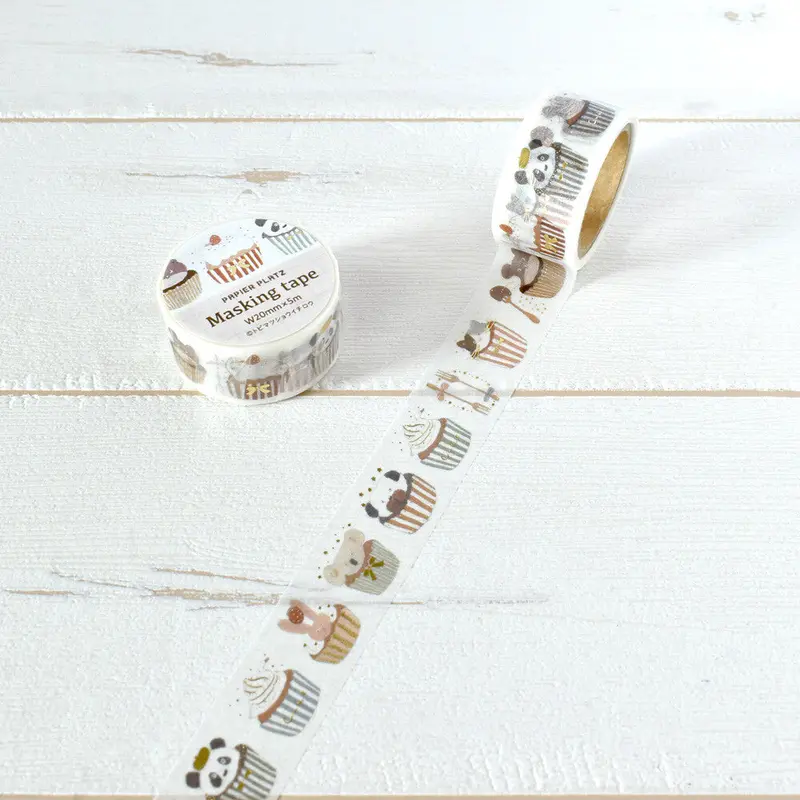 Mind Wave - Washi Tape - Gold Flake Infused - Cupcake 1