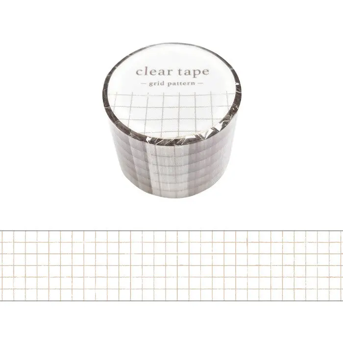 Mind Wave - Washi Tape - Grid Pattern (Clear) 1