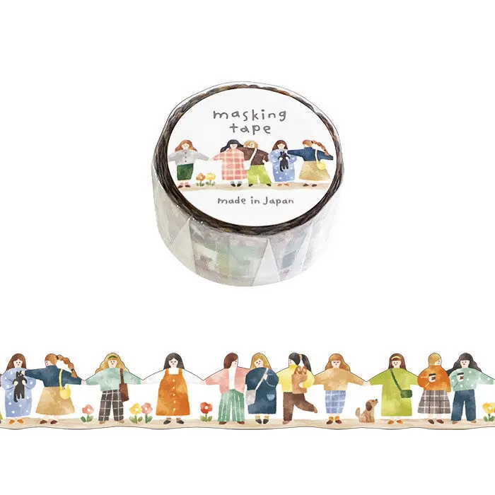 Mind Wave - Washi Tape - Onnanoko (Die-Cut) 1
