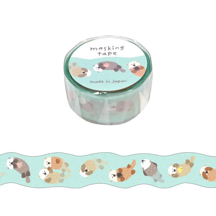 Mind Wave - Washi Tape - Otters (Die-Cut) 1