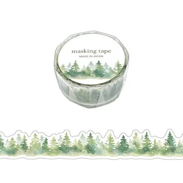 Mind Wave - Washi Tape - Trees (Die-Cut) 1