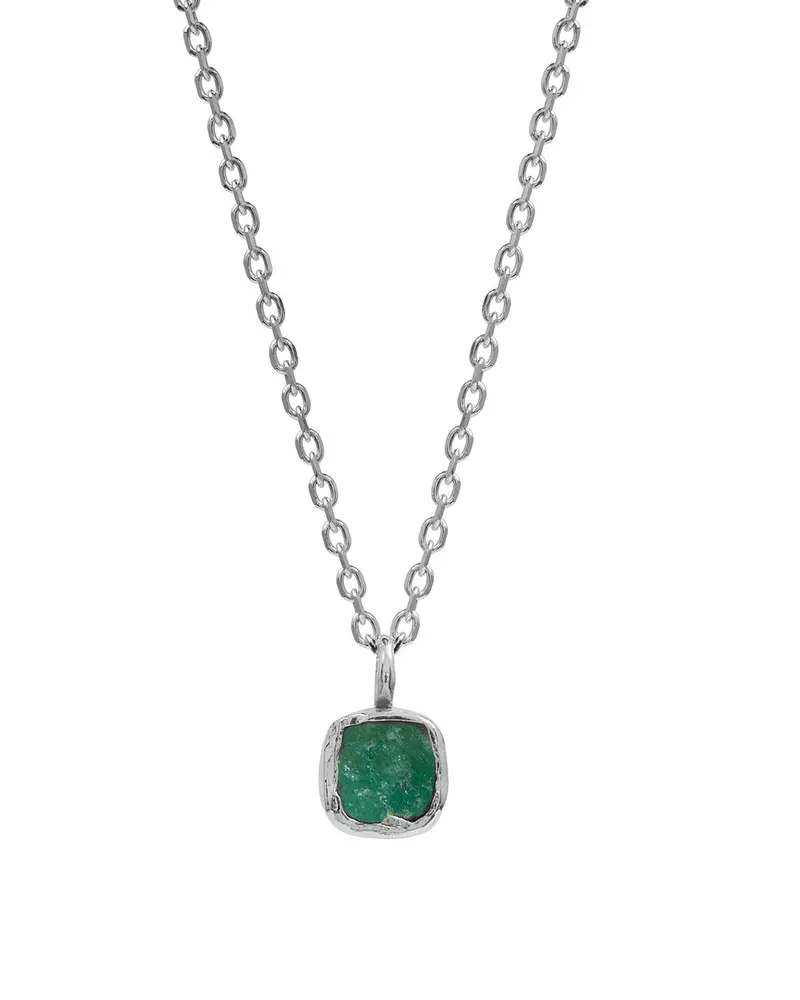 Mini Green Stone Necklace 1