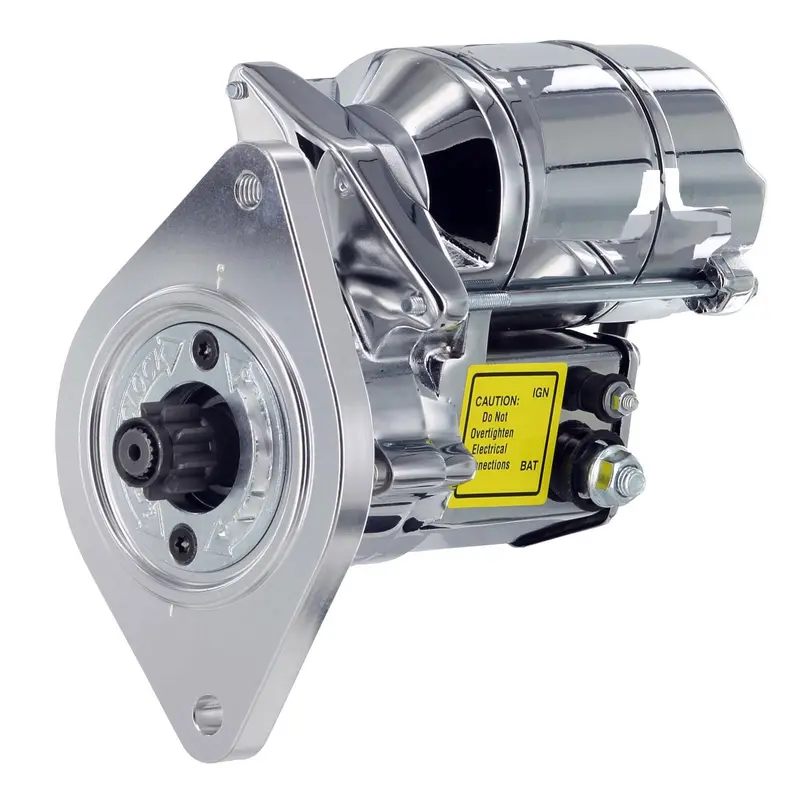 Mini-Starter, Gear Reduction, Chrome, 1966-91 Amc, Rambler - See Applications Before Ordering - Drop Ships In Approx. 2-3 Weeks 1