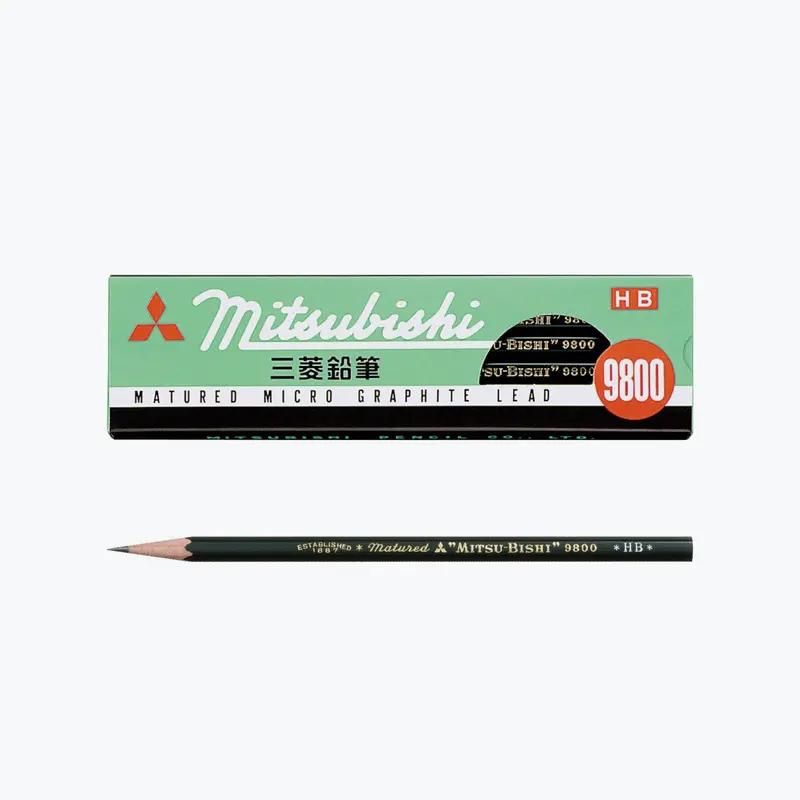 Mitsubishi - Pencil - 9800 (Various Grades) - Box Of 12 1