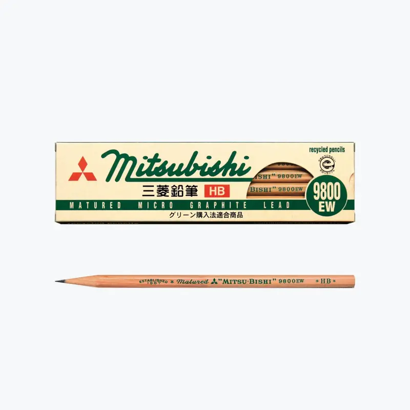 Mitsubishi - Pencil - 9800Ew (Various Grades) - Box Of 12 1