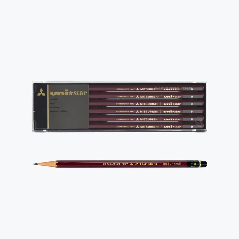 Mitsubishi - Pencil - Uni-Star (Hb) - Box Of 12 1