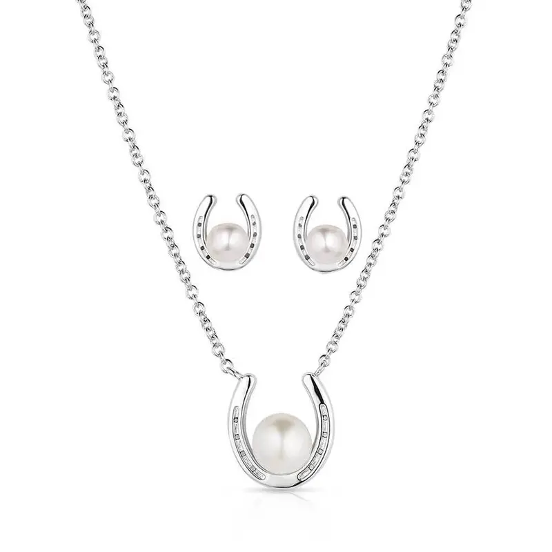 Montana Silversmiths Delicate Embrace Pearl Jewelry Set - Js5847 1