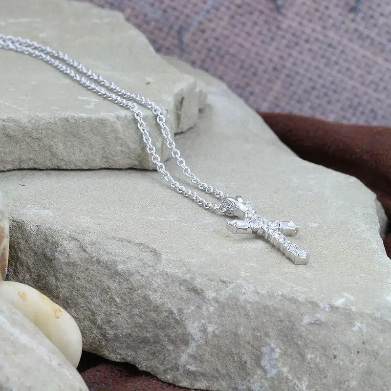 Montana Silversmiths Radiant Faith Cross Necklace - Nc3068 1