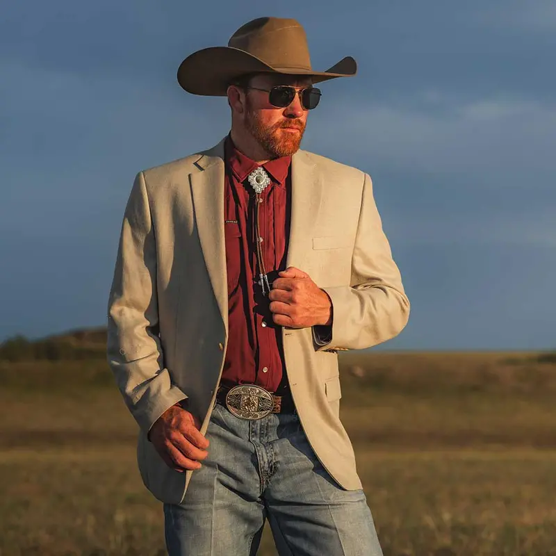 Montana Silversmiths Santa Fe Turquoise Bolo Tie - Bt5988 1
